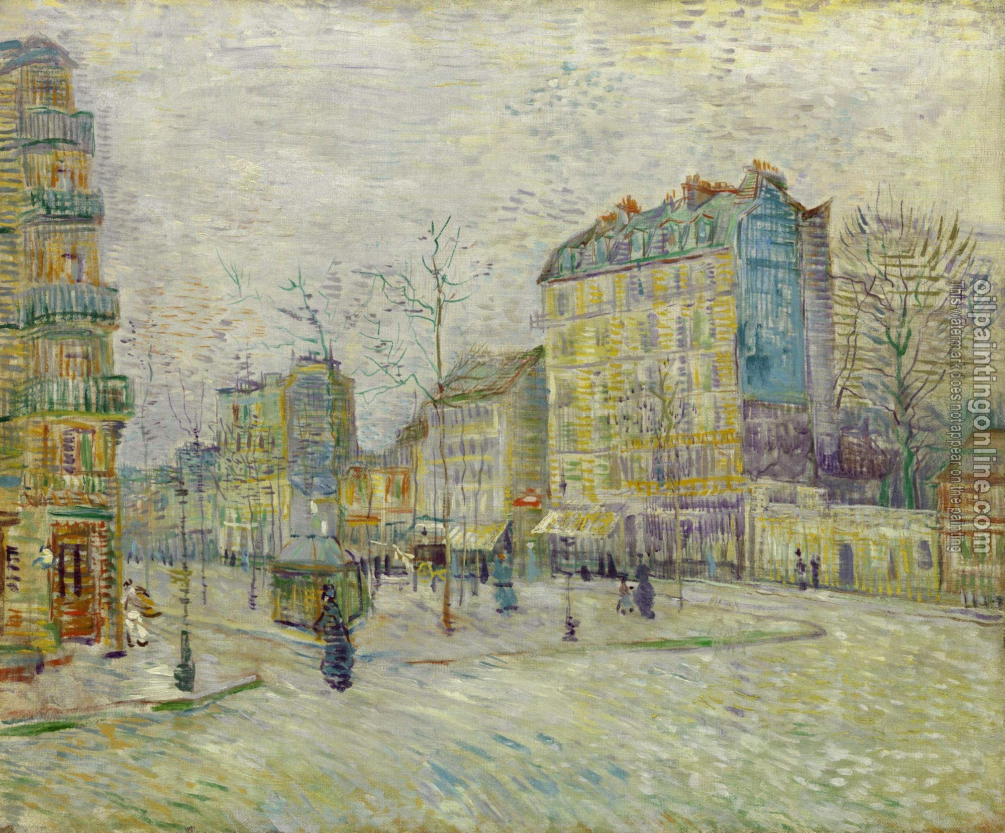 Gogh, Vincent van - Street scene( Boulevard de clichy)